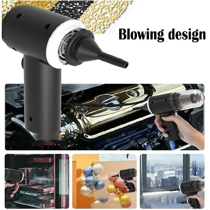 Handheld Car Vacuum Cleaner – Wireless, Dry & Wet Use