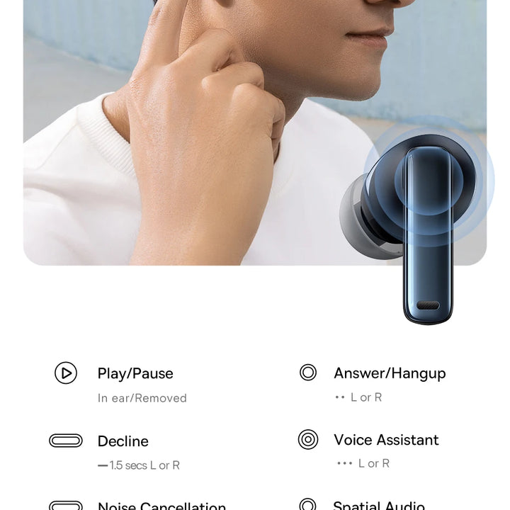 Baseus GH02 Wireless Gaming Headphones – Bluetooth 5.3 & RGB Lighting