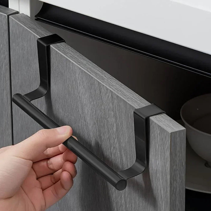 GripTowel™ – Smart Over-Cabinet Rack