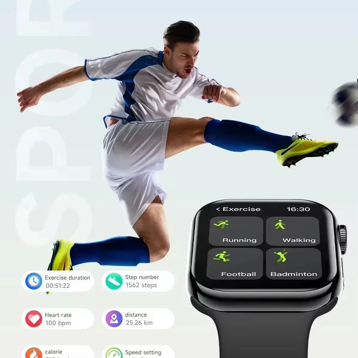 Outdoor Smartwatch 2024 – Fitness Tracking & Hands-Free Bluetooth Calling