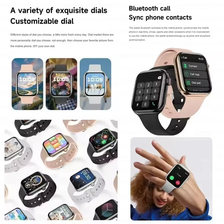 Outdoor Smartwatch 2024 – Fitness Tracking & Hands-Free Bluetooth Calling