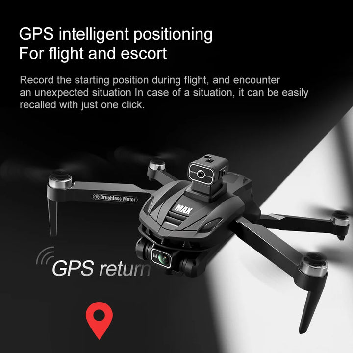 Tesla Pro 8K Drone – Ultra HD Aerial Shots with GPS Control