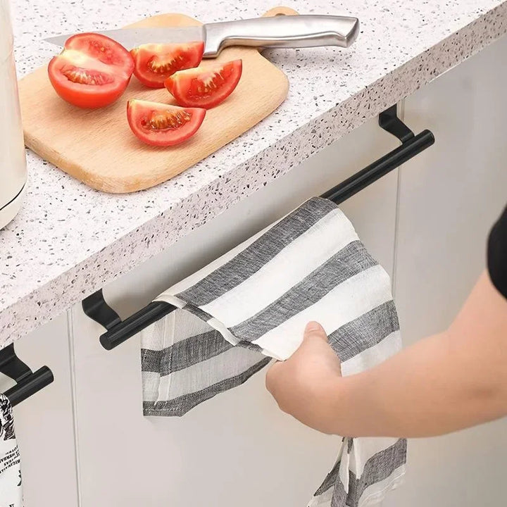 GripTowel™ – Smart Over-Cabinet Rack