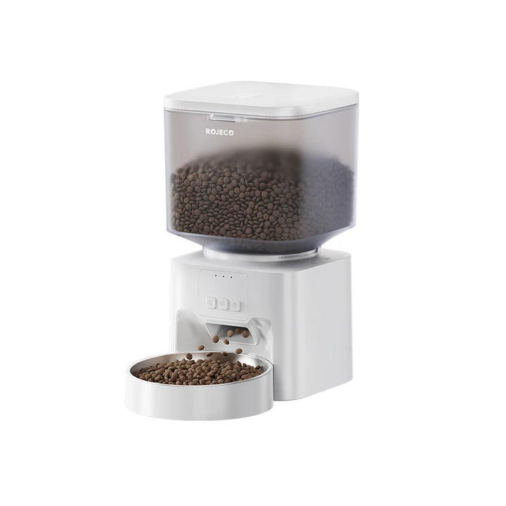 ROJECO Automatic Pet Feeder – Smart Food Dispenser for Cats & Dogs