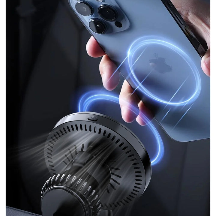 Wireless Charging Stand with RGB Light, Built-in Alarm & Speaker